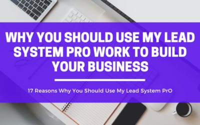 Why You Should Use My Lead System Pro Work To Build Your Business